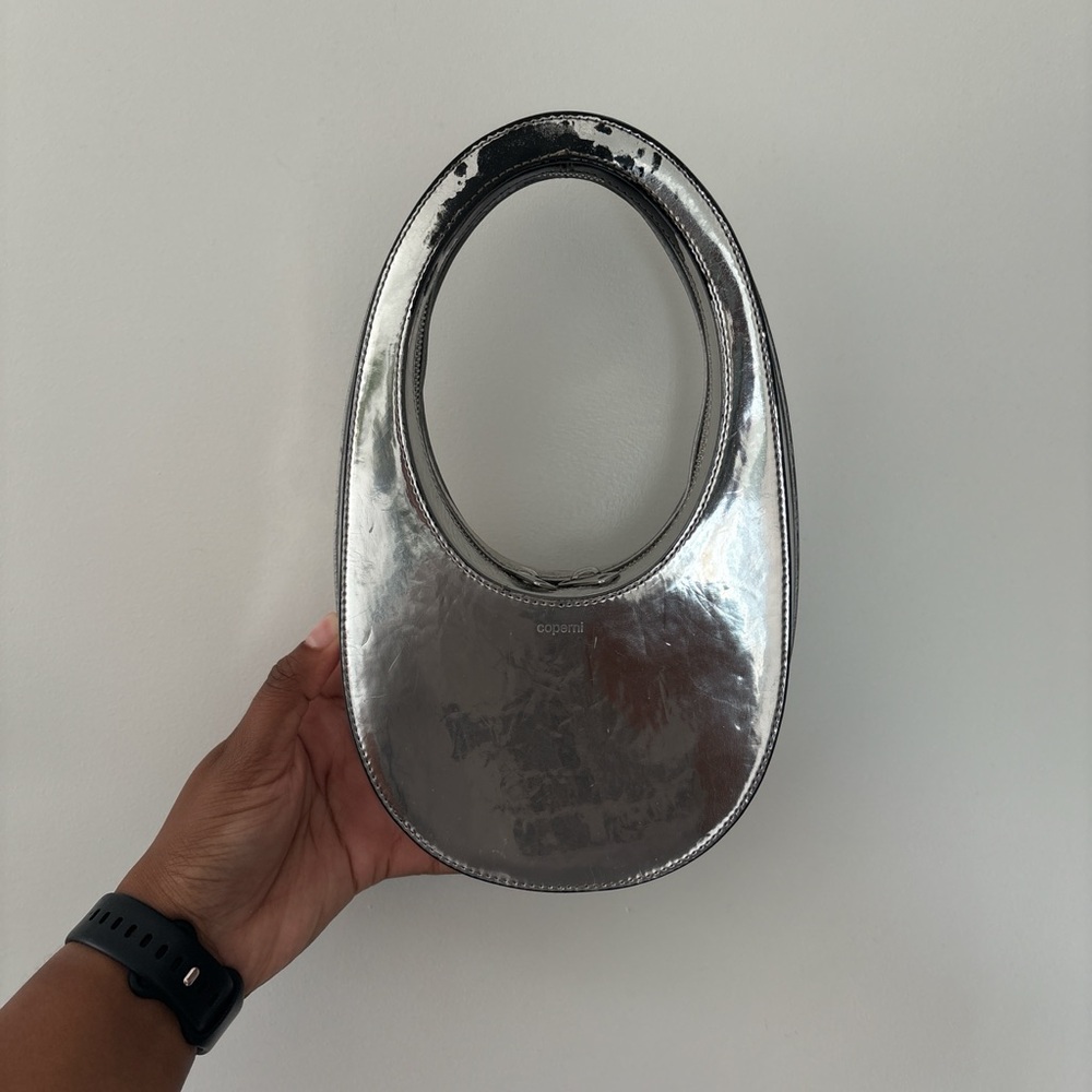 Coperni Silver Mini Swipe Bag